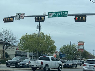 Preston Road in Dallas, Texas