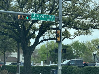 University Street in Dallas, Texas