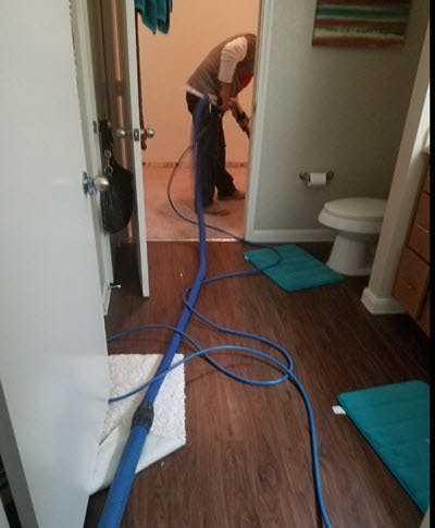 water damage cleanup