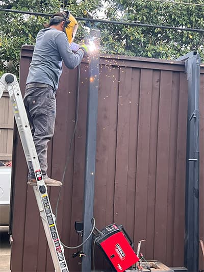 welding gate