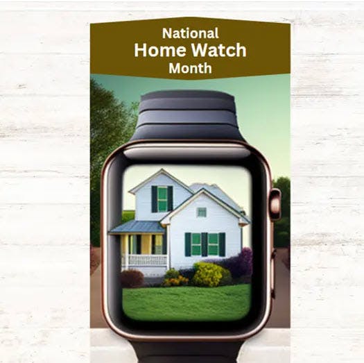 National Home Watch Month Logo
