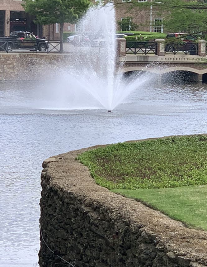 University Park water fountain